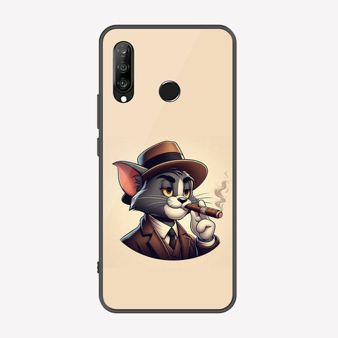 Huawei P30 lite Cover - Charsi Tom Series - Premium Printed Metal soft Bumper shock Proof Case