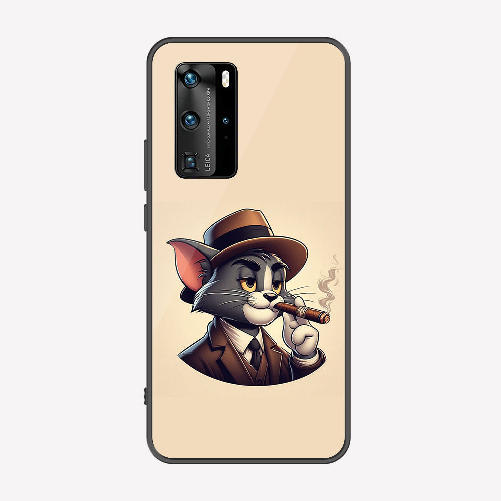 Huawei P40 Pro  Cover - Charsi Tom Series - Premium Printed Metal soft Bumper shock Proof Case