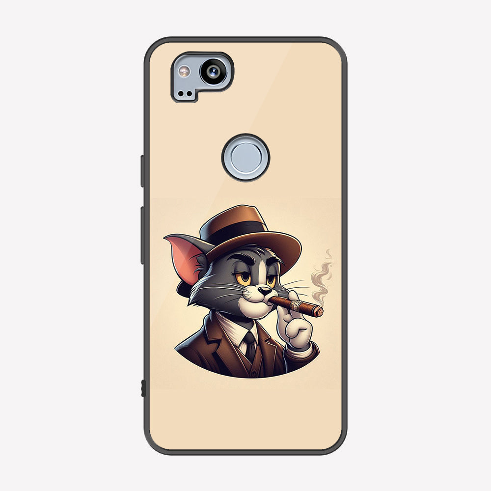 Google Pixel 2 Cover - Charsi Tom Series - Premium Printed Metal soft Bumper shock Proof Case