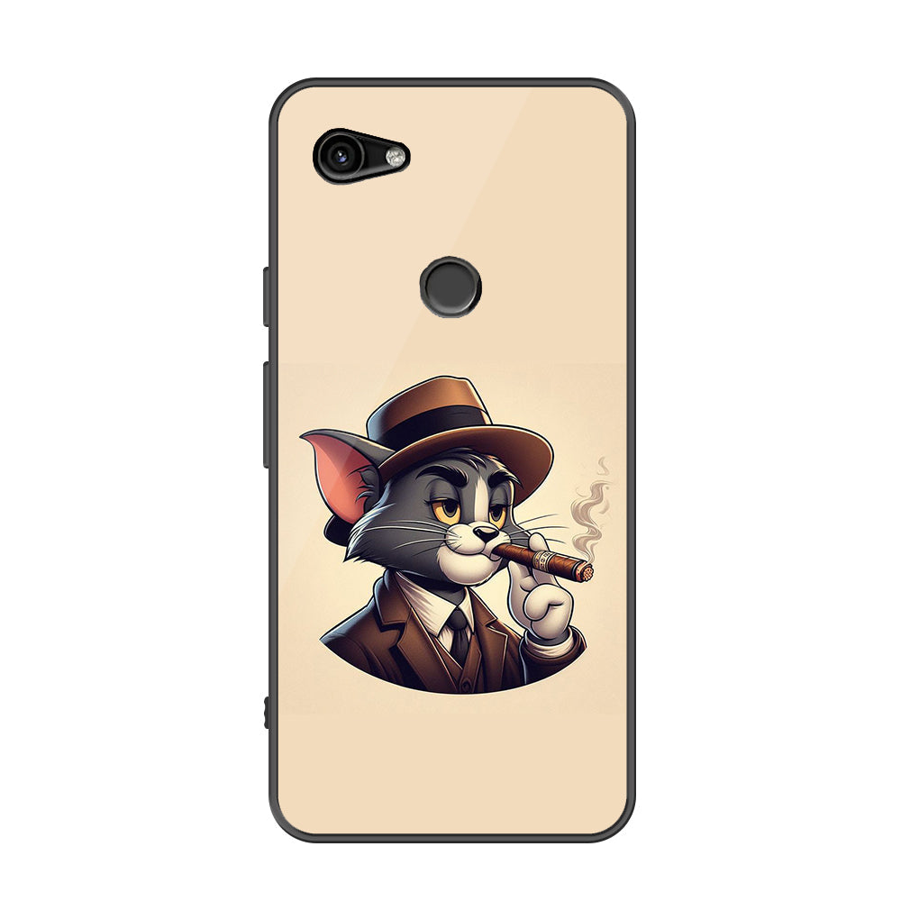 Google Pixel 3a Cover - Charsi Tom Series - Premium Printed Metal soft Bumper shock Proof Case