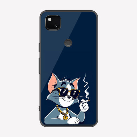 Google Pixel 4a 4G Cover - Charsi Tom Series - Premium Printed Metal soft Bumper shock Proof Case