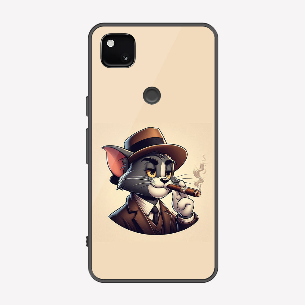 Google Pixel 4a 4G Cover - Charsi Tom Series - Premium Printed Metal soft Bumper shock Proof Case