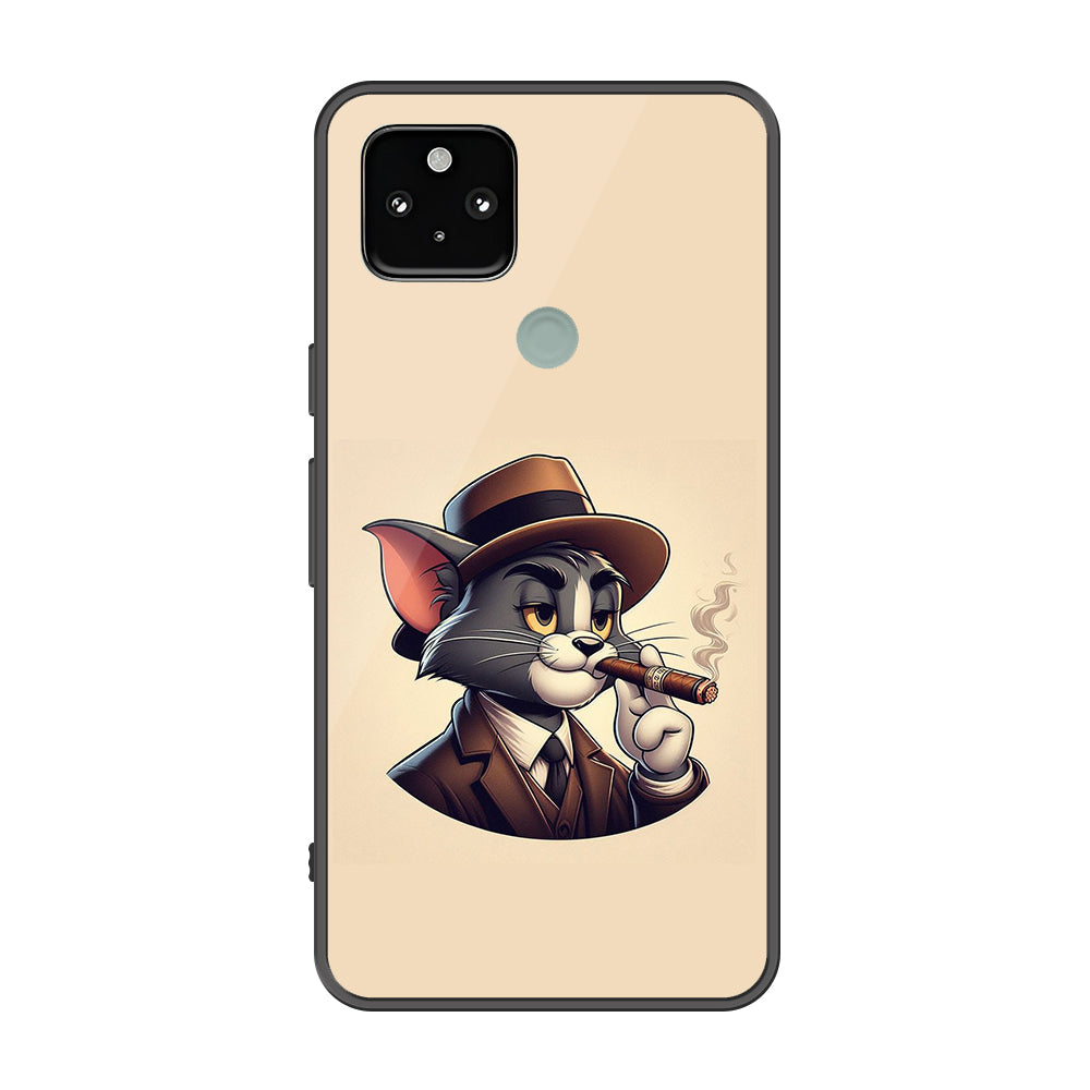Google Pixel 5 Cover - Charsi Tom Series - Premium Printed Metal soft Bumper shock Proof Case