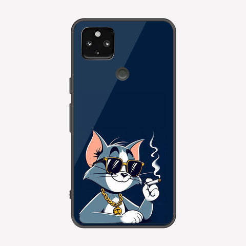 Google Pixel 4a 5G Cover - Charsi Tom Series - Premium Printed Metal soft Bumper shock Proof Case