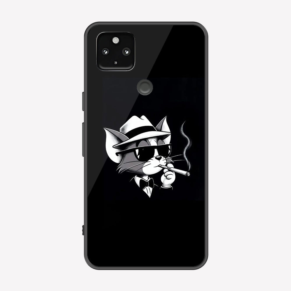 Google Pixel 4a 5G Cover - Charsi Tom Series - Premium Printed Metal soft Bumper shock Proof Case