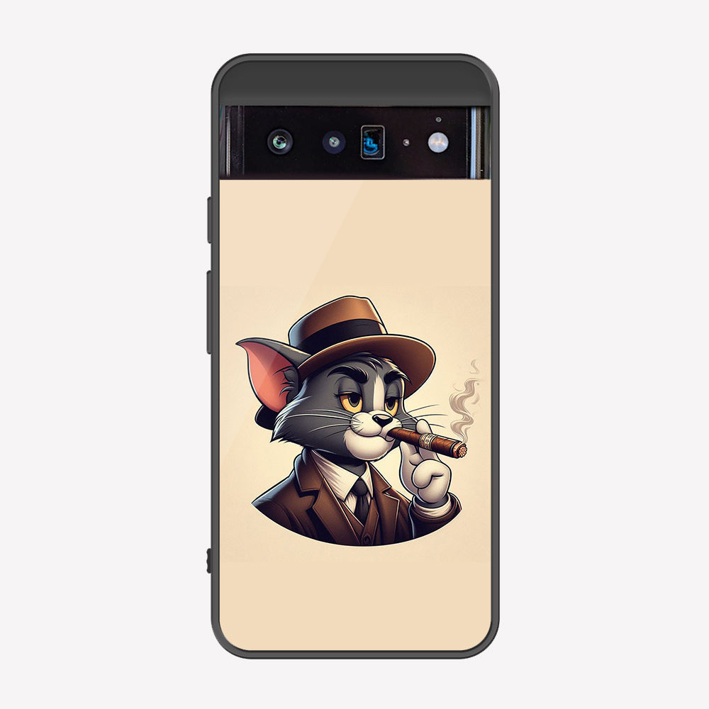Google Pixel 6 Cover - Charsi Tom Series - Premium Printed Metal soft Bumper shock Proof Case