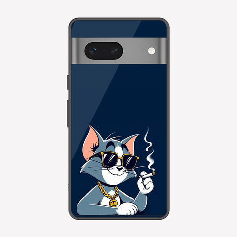 Google Pixel 7 Cover - Charsi Tom Series - Premium Printed Metal soft Bumper shock Proof Case