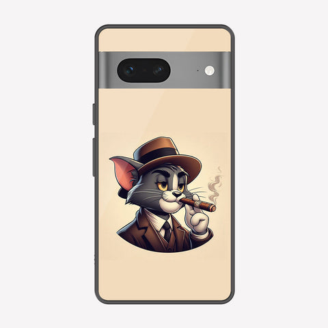 Google Pixel 7 Cover - Charsi Tom Series - Premium Printed Metal soft Bumper shock Proof Case