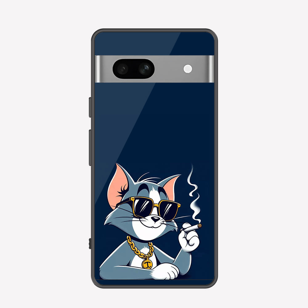 Google Pixel 7a Cover - Charsi Tom Series - Premium Printed Metal soft Bumper shock Proof Case