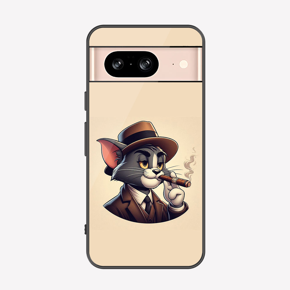 Google Pixel 8 Cover - Charsi Tom Series - Premium Printed Metal soft Bumper shock Proof Case