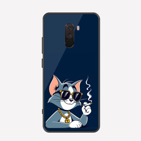 Xiaomi Pocophone F1 Cover - Charsi Tom Series - Premium Printed Metal soft Bumper shock Proof Case