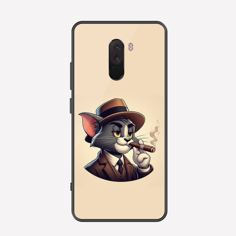 Xiaomi Pocophone F1 Cover - Charsi Tom Series - Premium Printed Metal soft Bumper shock Proof Case