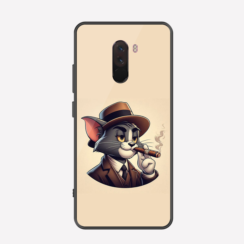 Xiaomi Pocophone F1 Cover - Charsi Tom Series - Premium Printed Metal soft Bumper shock Proof Case