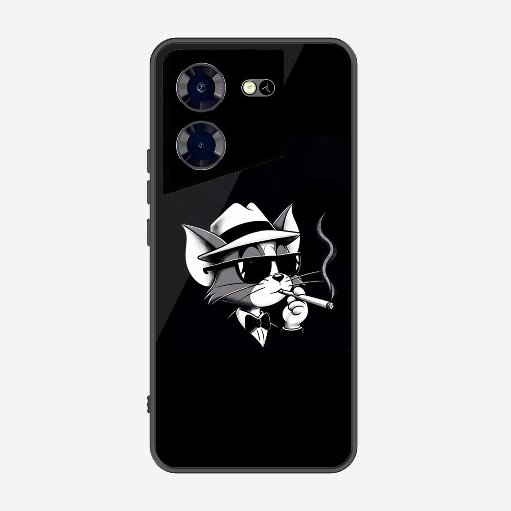 Tecno Pova 5 Pro Cover - Charsi Tom Series - Premium Printed Metal soft Bumper shock Proof Case
