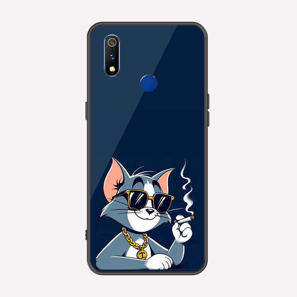 Realme 3 Pro Cover - Charsi Tom Series - Premium Printed Metal soft Bumper shock Proof Case