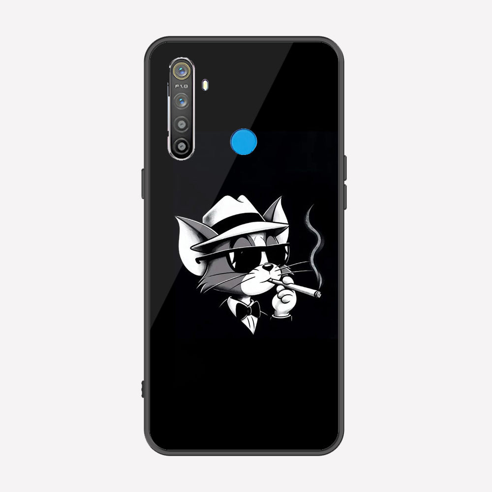 Realme 5 Cover - Charsi Tom Series - Premium Printed Metal soft Bumper shock Proof Case