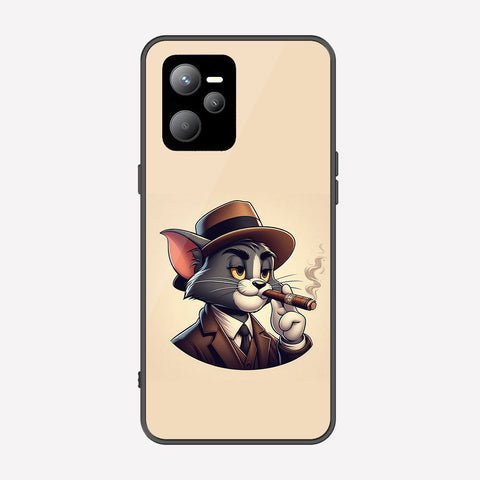 Realme Narzo 50A Prime Cover - Charsi Tom Series - Premium Printed Metal soft Bumper shock Proof Case