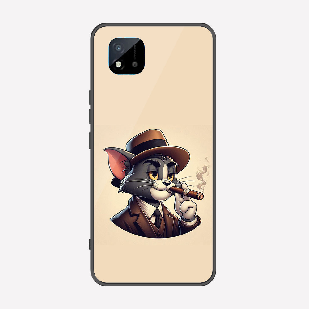 Realme Narzo 50i Cover - Charsi Tom Series - Premium Printed Metal soft Bumper shock Proof Case