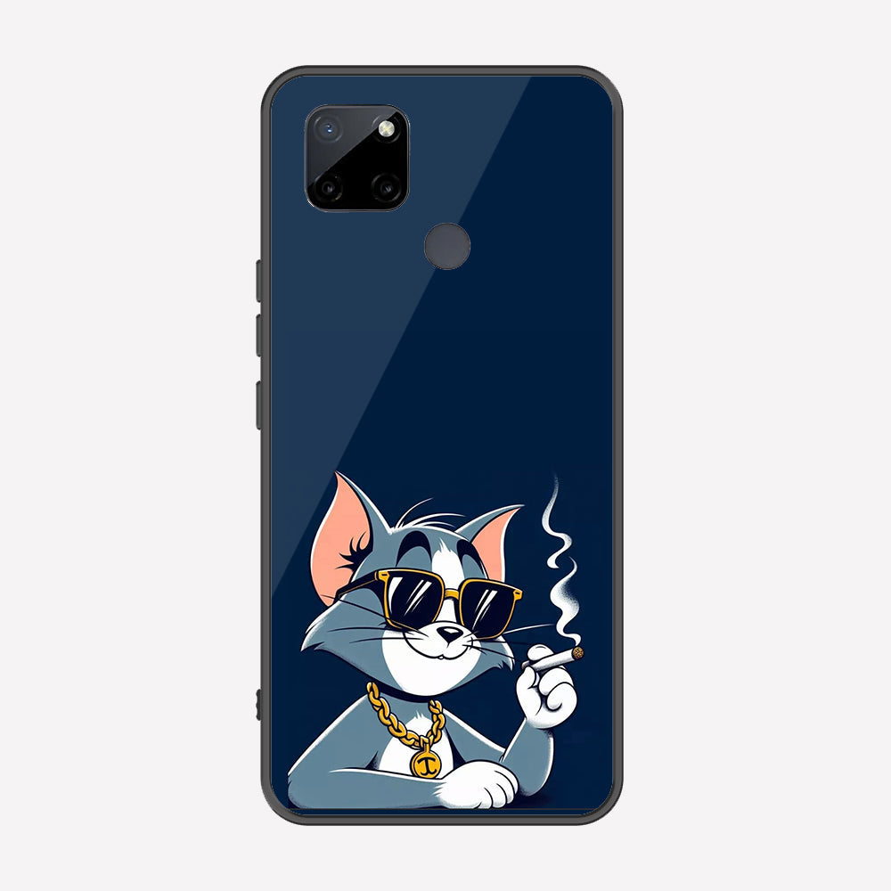 Realme C25Y Cover - Charsi Tom Series - Premium Printed Metal soft Bumper shock Proof Case