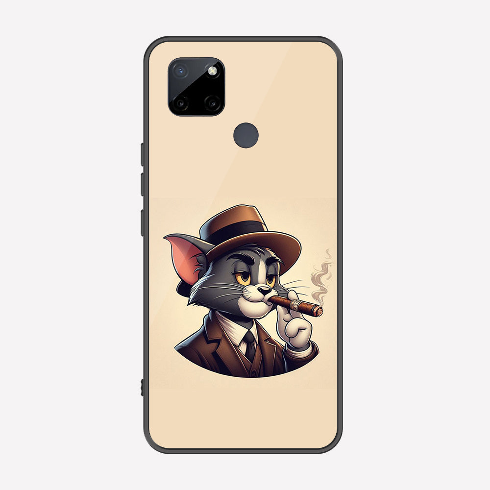 Realme C25Y Cover - Charsi Tom Series - Premium Printed Metal soft Bumper shock Proof Case