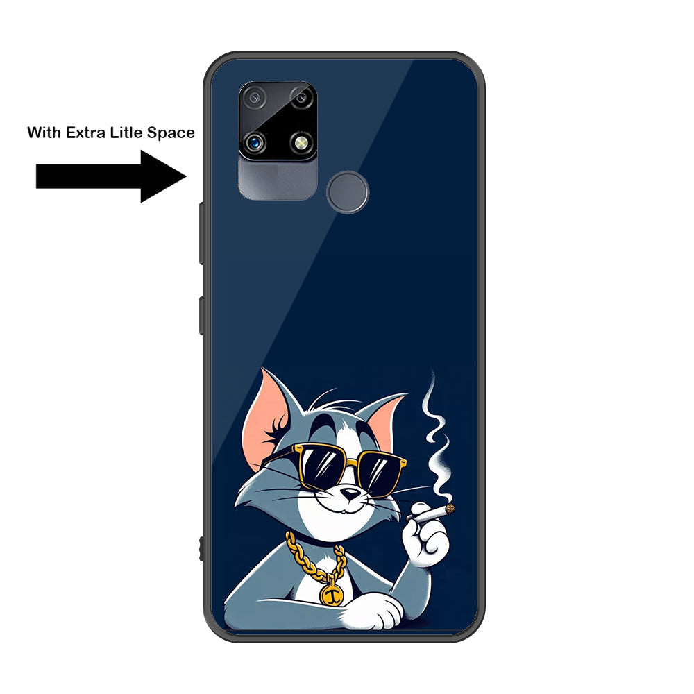 Realme C25s Cover - Charsi Tom Series - Premium Printed Metal soft Bumper shock Proof Case