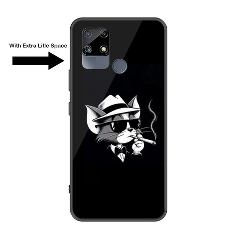Realme C25 Cover - Charsi Tom Series - Premium Printed Metal soft Bumper shock Proof Case