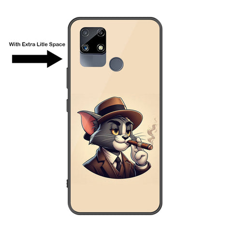 Realme C25 Cover - Charsi Tom Series - Premium Printed Metal soft Bumper shock Proof Case