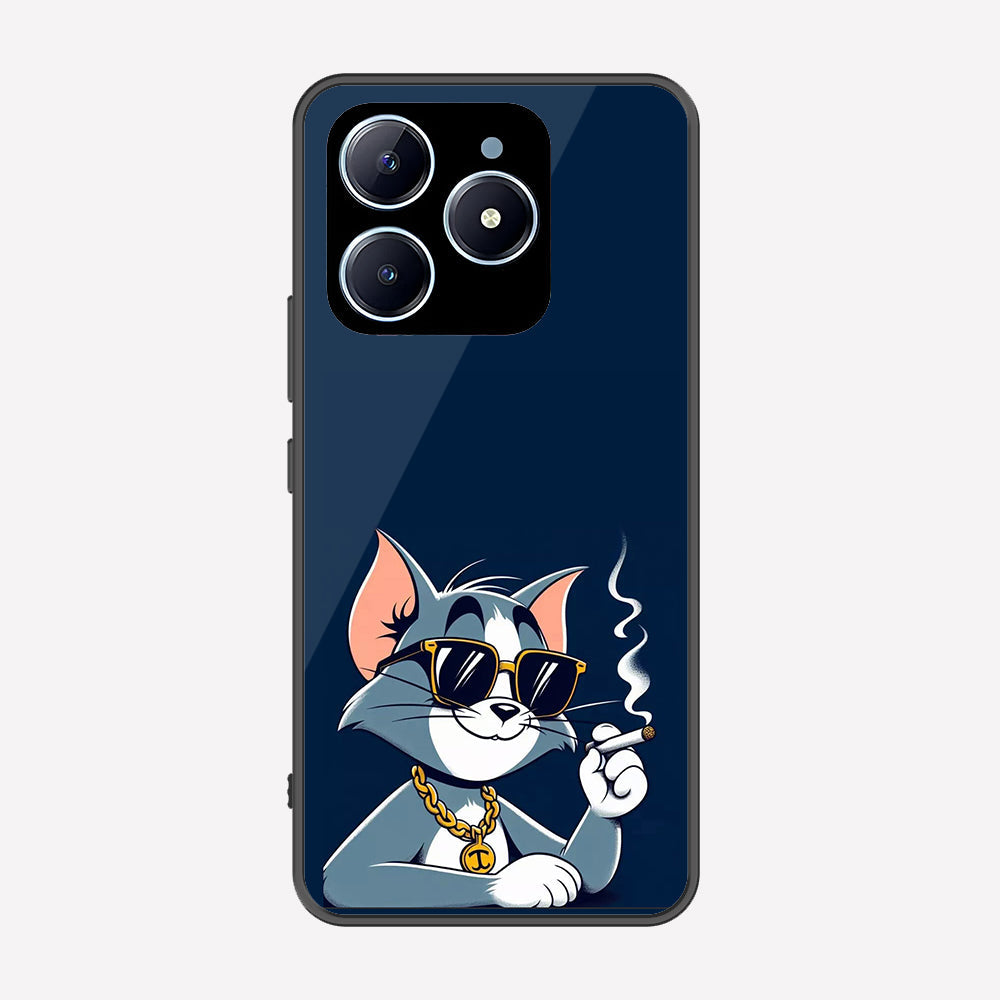 Realme C61 Cover - Charsi Tom Series - Premium Printed Metal soft Bumper shock Proof Case