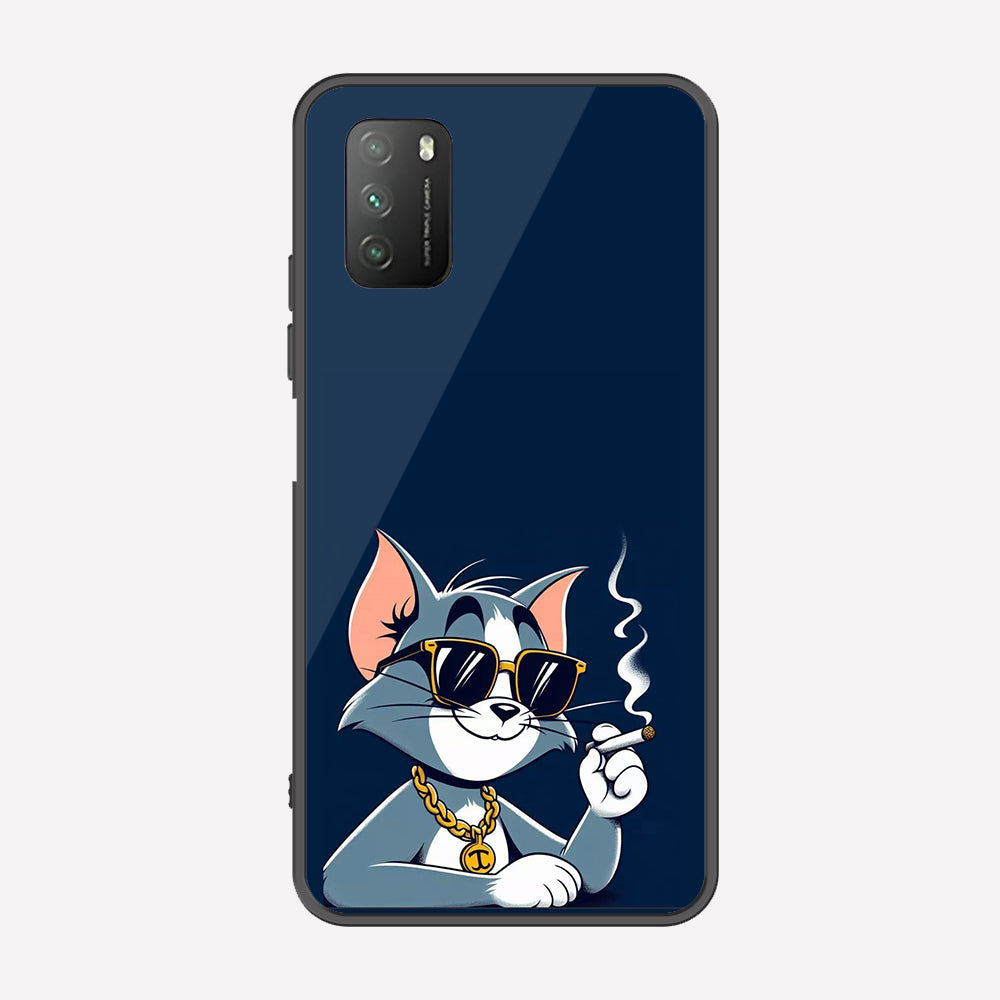Xiaomi Redmi 9T Cover - Charsi Tom Series - Premium Printed Metal soft Bumper shock Proof Case