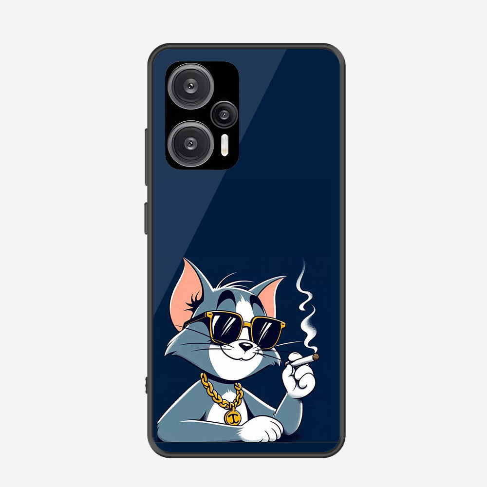 Xiaomi Poco F5 Cover - Charsi Tom Series - Premium Printed Metal soft Bumper shock Proof Case