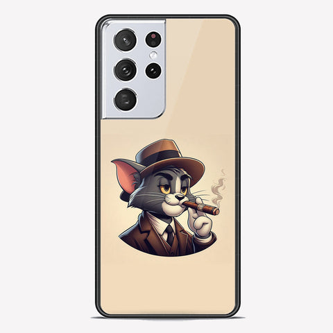 Samsung Galaxy S21 Ultra 5G Cover - Charsi Tom Series - Premium Printed Metal soft Bumper shock Proof Case
