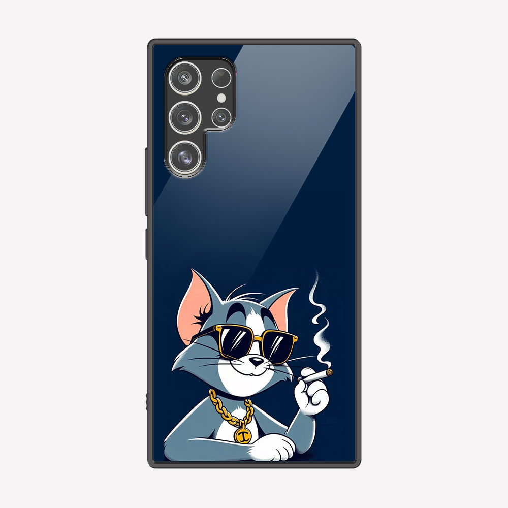 Samsung Galaxy S22 Ultra 5G Cover - Charsi Tom Series - Premium Printed Metal soft Bumper shock Proof Case