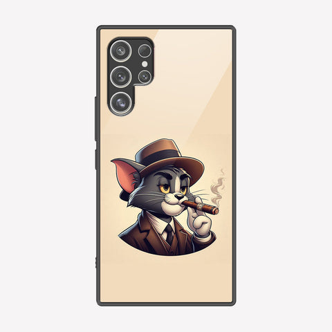 Samsung Galaxy S22 Ultra 5G Cover - Charsi Tom Series - Premium Printed Metal soft Bumper shock Proof Case