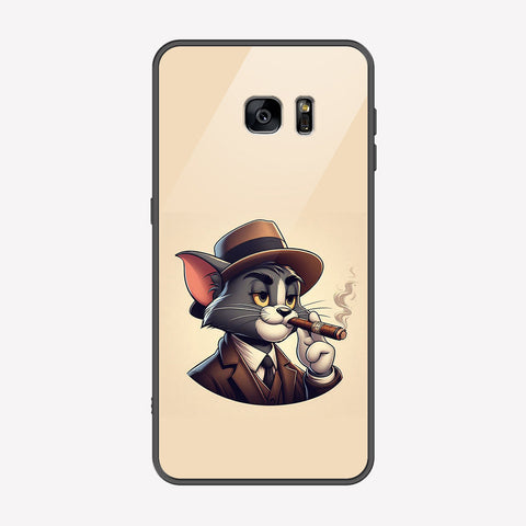 Samsung Galaxy S6 Edge Cover - Charsi Tom Series - Premium Printed Metal soft Bumper shock Proof Case