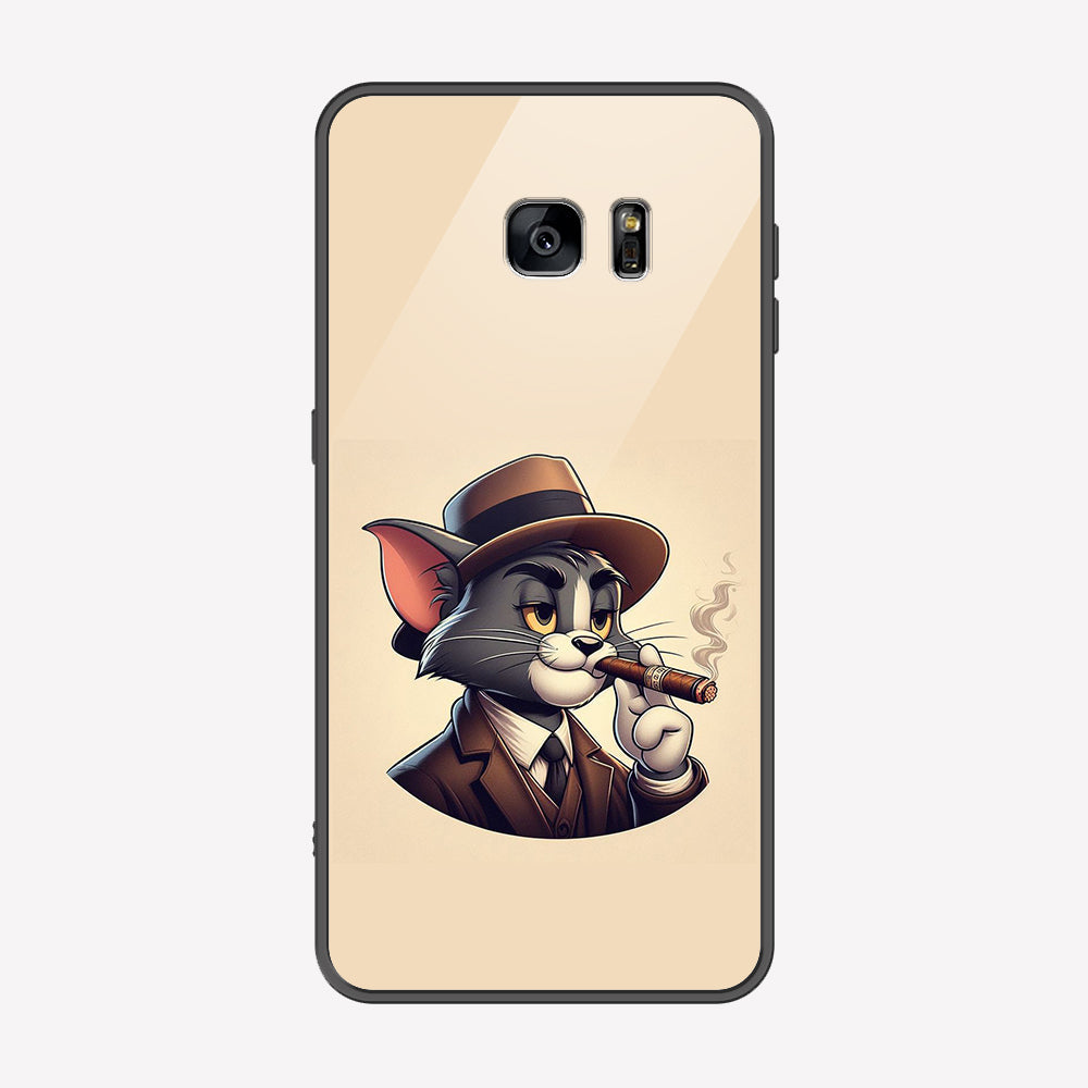 Samsung Galaxy S6 Edge Cover - Charsi Tom Series - Premium Printed Metal soft Bumper shock Proof Case