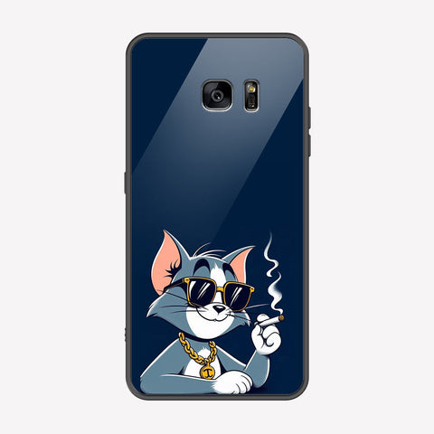 Samsung Galaxy S6 Edge Plus Cover - Charsi Tom Series - Premium Printed Metal soft Bumper shock Proof Case