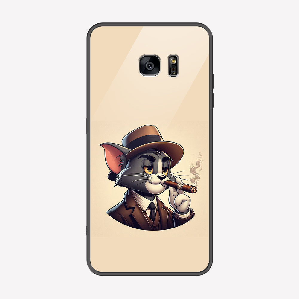 Samsung Galaxy S6 Edge Plus Cover - Charsi Tom Series - Premium Printed Metal soft Bumper shock Proof Case