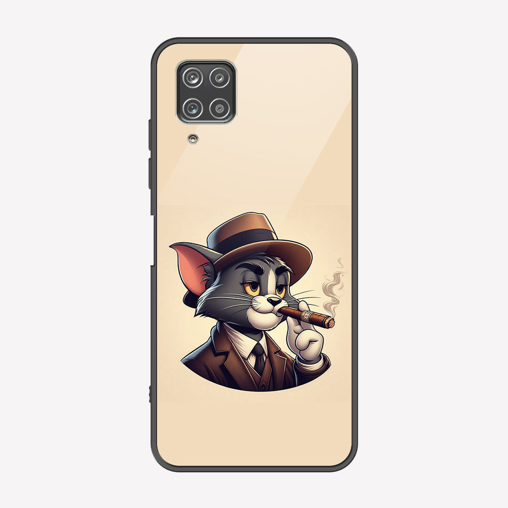 Samsung Galaxy A12 Nacho Cover - Charsi Tom Series - Premium Printed Metal soft Bumper shock Proof Case