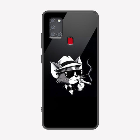 Samsung Galaxy A21s Cover - Charsi Tom Series - Premium Printed Metal soft Bumper shock Proof Case
