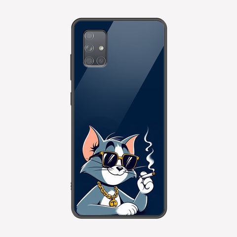 Samsung Galaxy A71 Cover - Charsi Tom Series - Premium Printed Metal soft Bumper shock Proof Case