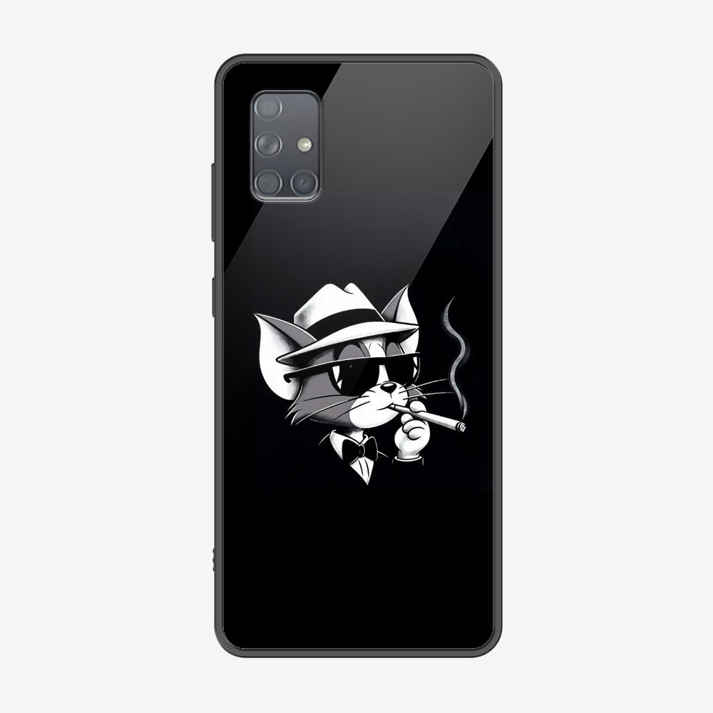 Samsung Galaxy A71 Cover - Charsi Tom Series - Premium Printed Metal soft Bumper shock Proof Case