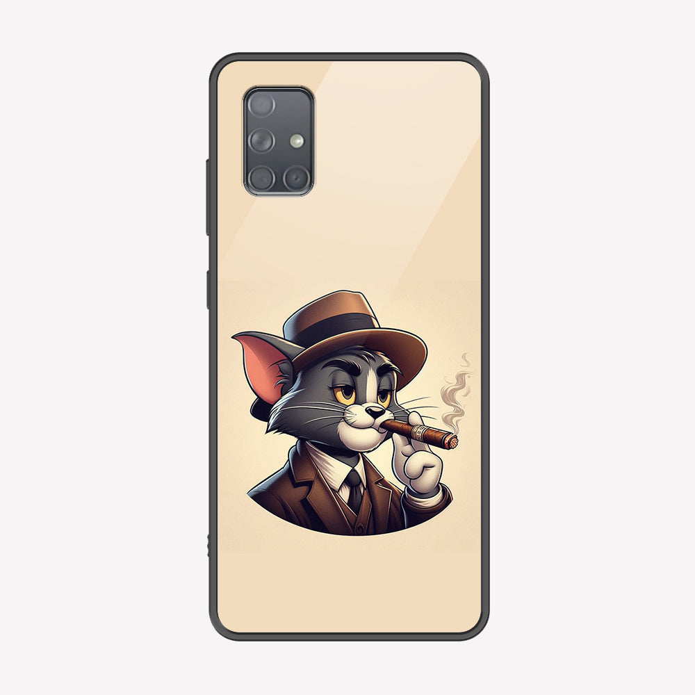 Samsung Galaxy A71 Cover - Charsi Tom Series - Premium Printed Metal soft Bumper shock Proof Case