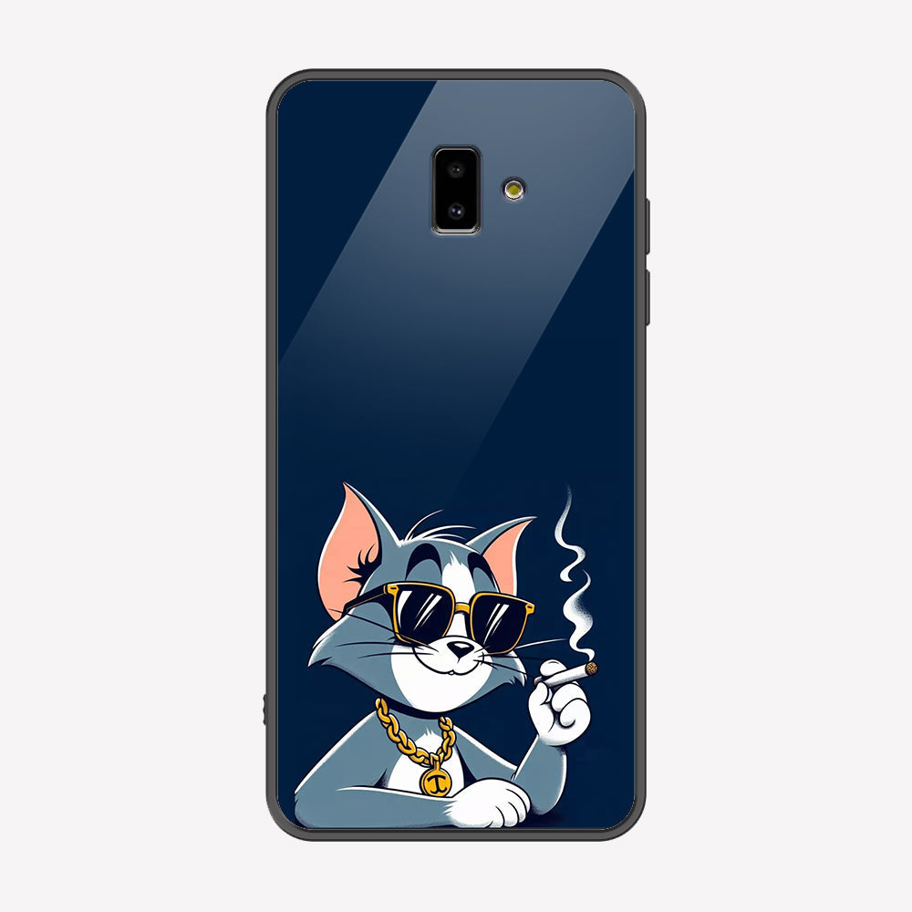 Samsung Galaxy J6 Plus 2018 Cover - Charsi Tom Series - Premium Printed Metal soft Bumper shock Proof Case