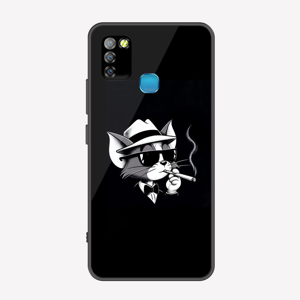 Infinix Smart 5 Cover - Charsi Tom Series - Premium Printed Metal soft Bumper shock Proof Case