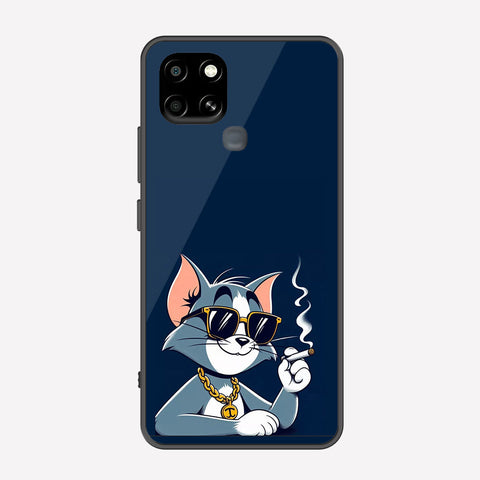 Infinix Smart 6 Cover - Charsi Tom Series - Premium Printed Metal soft Bumper shock Proof Case