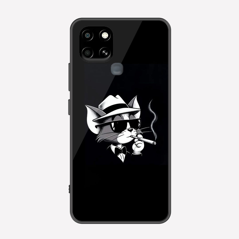 Infinix Smart 6 Cover - Charsi Tom Series - Premium Printed Metal soft Bumper shock Proof Case