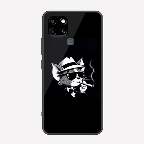 Infinix Smart 6 Cover - Charsi Tom Series - Premium Printed Metal soft Bumper shock Proof Case