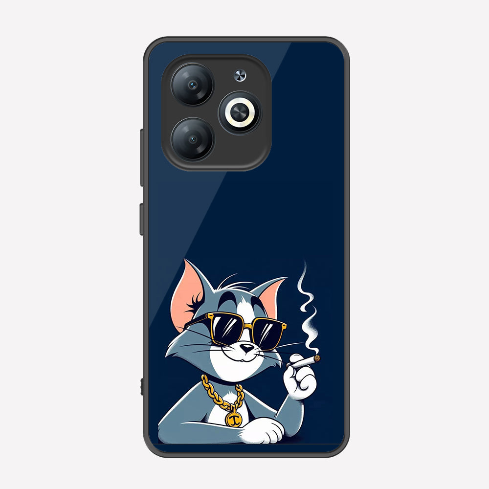 Tecno Spark 20C Cover - Charsi Tom Series - Premium Printed Metal soft Bumper shock Proof Case
