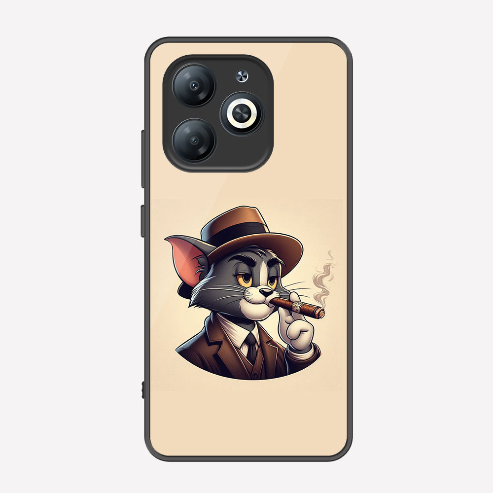 Tecno Spark 20 Cover - Charsi Tom Series - Premium Printed Metal soft Bumper shock Proof Case