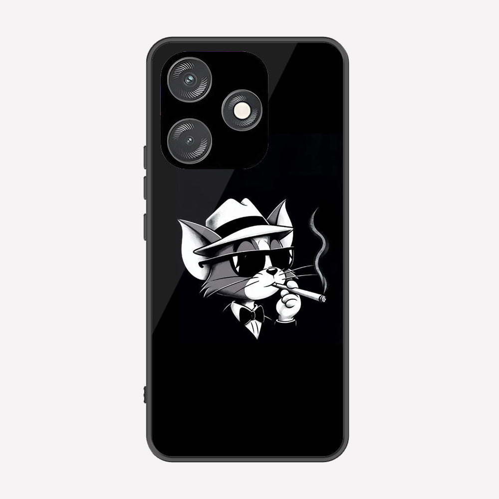 Tecno Spark 10 Cover - Charsi Tom Series - Premium Printed Metal soft Bumper shock Proof Case